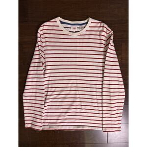 Vintage Women's Levi's 100% cotton Crew Neck Pullover Stripe Sweatshirt Size M